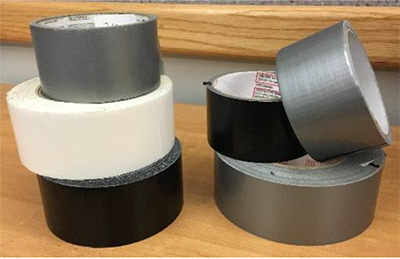 Duct tapes analyzed in this study
