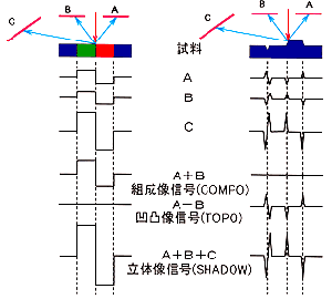 日本電子半導体検出器による信号演算