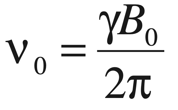 ν0=γB0/2π