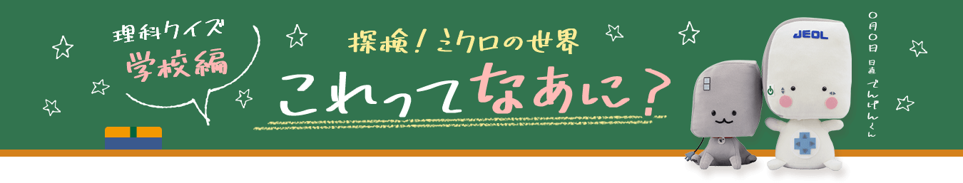 探検！ミクロの世界 ～学校編～ -これってなあに？- クイズ