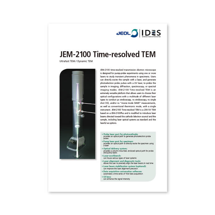 IDES JEM-2100 Time-resolved