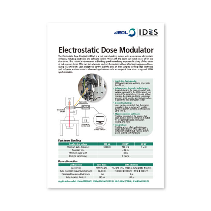IDES Electrostatic Dose Modulator (EDM)