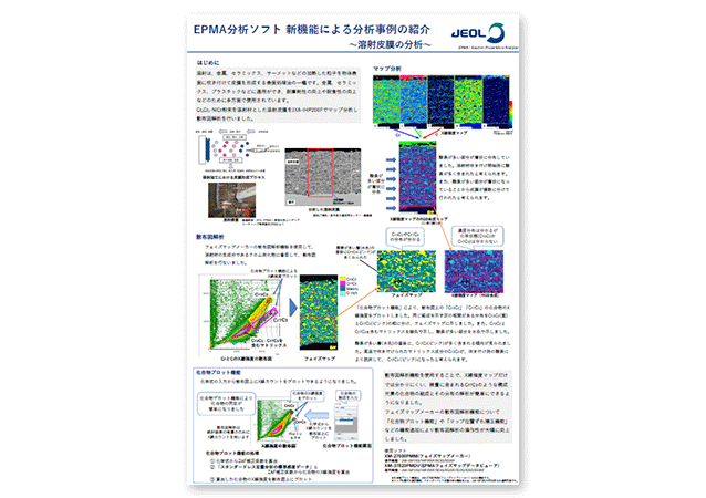 EPMA分析ソフト 新機能による分析事例の紹介 ～溶射皮膜の分析～