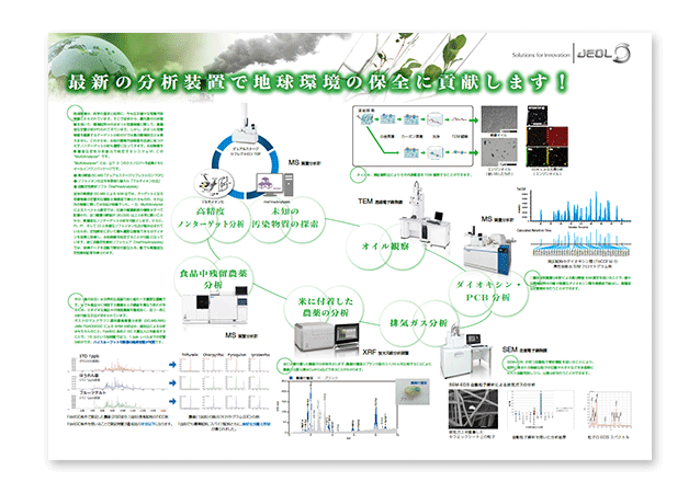 最新の分析装置で地球環境の保全に貢献します！
