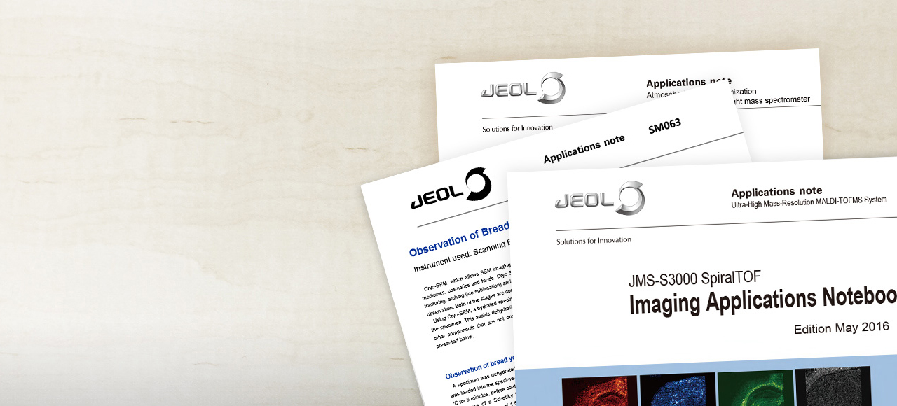 JEOL APPLICATIONS NOTE