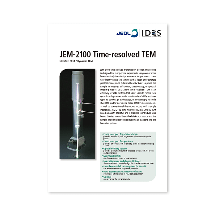 JEM-2100 Time-resolved TEM