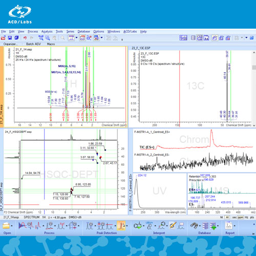 NMRスペクトル解析支援ソフトウェア「ACD」