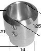 試料ホルダ（12.5mm　円形、GB用）