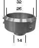 試料ホルダ（26mm用）