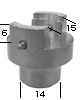 試料ホルダ（15mm　円形、GB用））