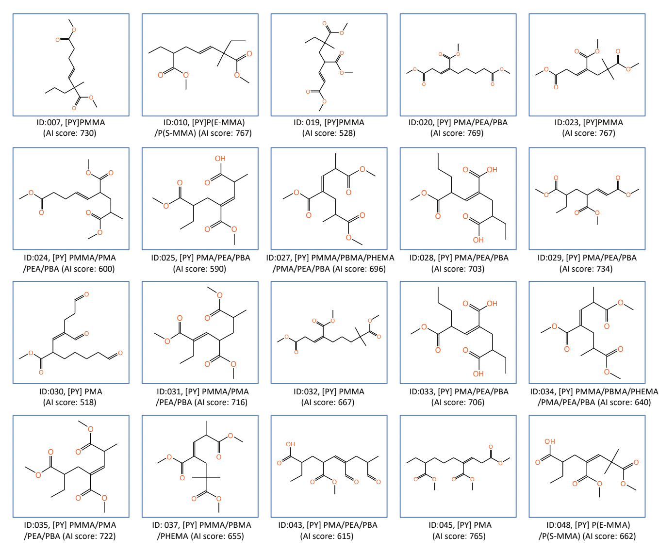 熱分解GC-TOFMSとAI構造解析によるポリマー熱分解生成物の構造解析 -in