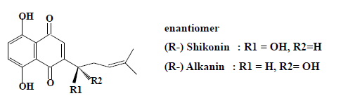 shikoninの化学的構造
