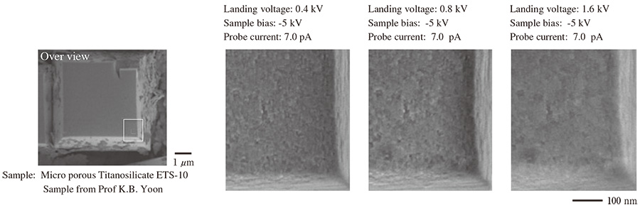 (a) Comparison of different landing voltages.