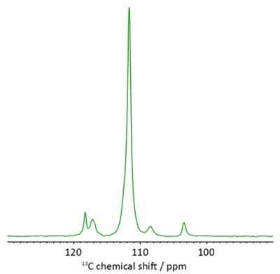 13C {19F} CPMAS