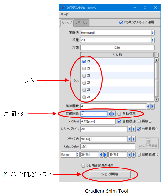 Gradient Shim Tool