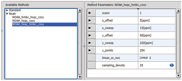 NOAHのautomation 設定画面