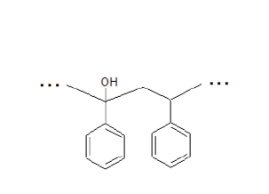 Fig.6 Estimated structure of PS after UV irradiation