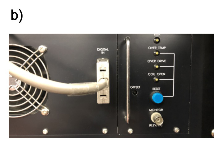 図5 (b)FG電源ユニットOFFSET調整部の画像 30A電源使用時