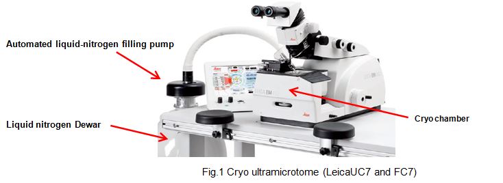 Cryo ultramicrotome