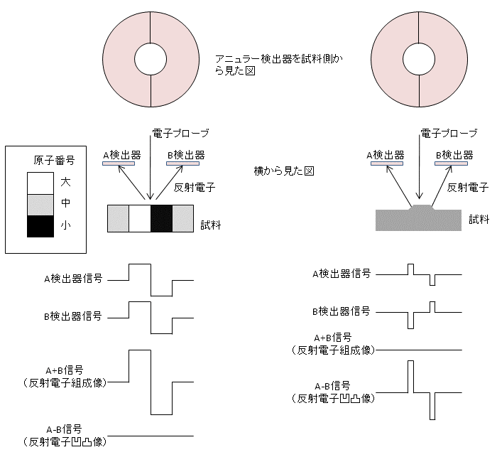 アニュラー半導体ペア検出器