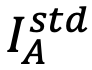  I_A^std